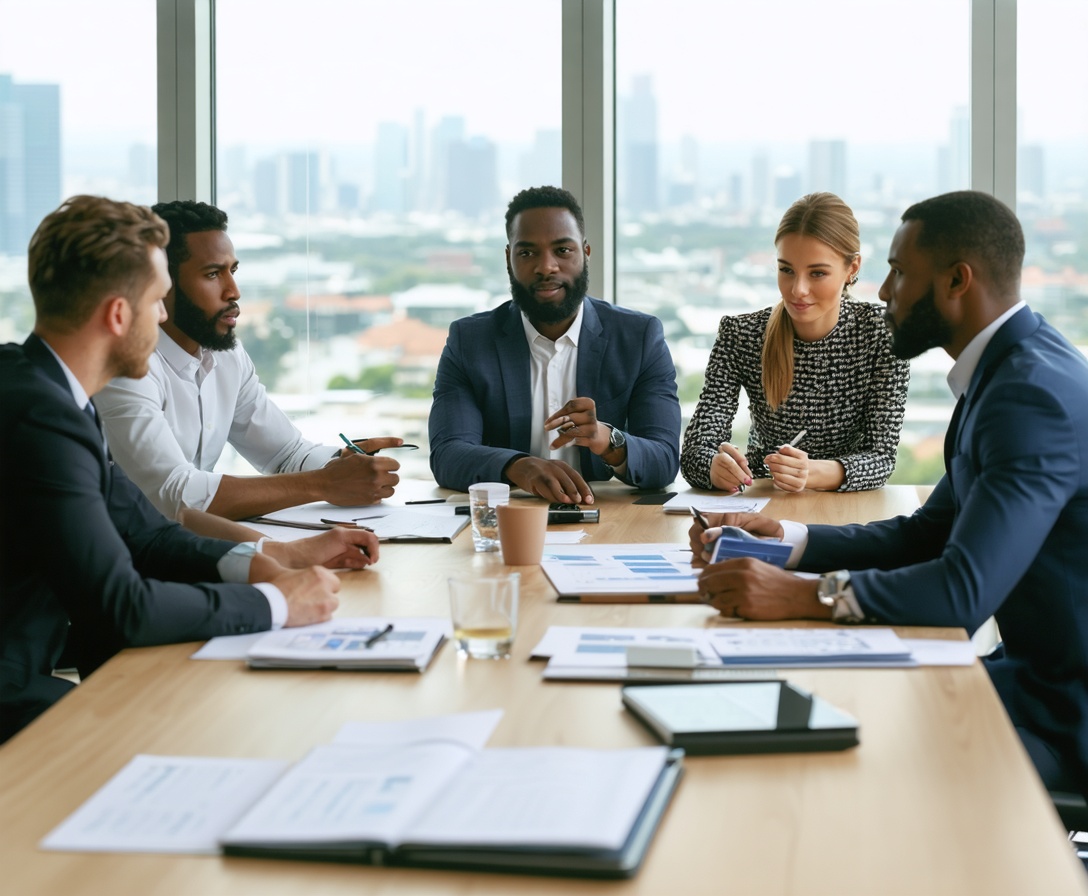 Sesión de brainstorming del equipo